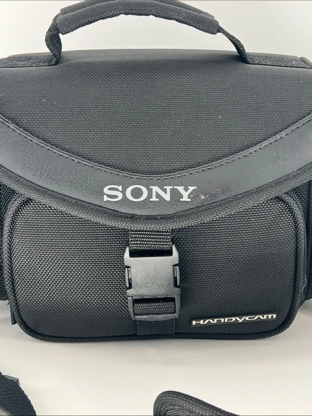 Sony LCS-VA30 Handycam Camcorder Black Padded Case w/Shoulder Strap